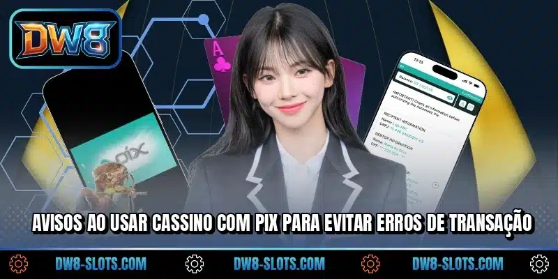 Avisos ao usar cassino com pix para evitar erros de transação