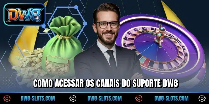 Como acessar os canais do suporte DW8