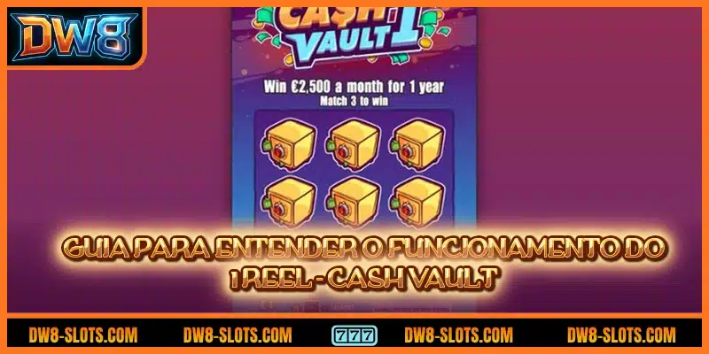 Guia para entender o funcionamento do 1 Reel - Cash Vault