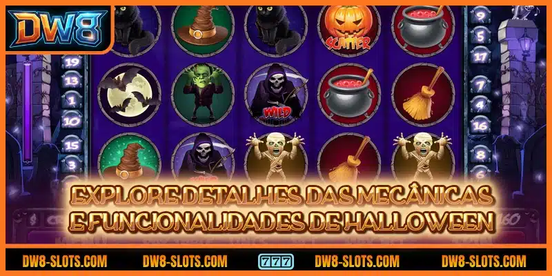 Explore detalhes das mecânicas e funcionalidades de Halloween